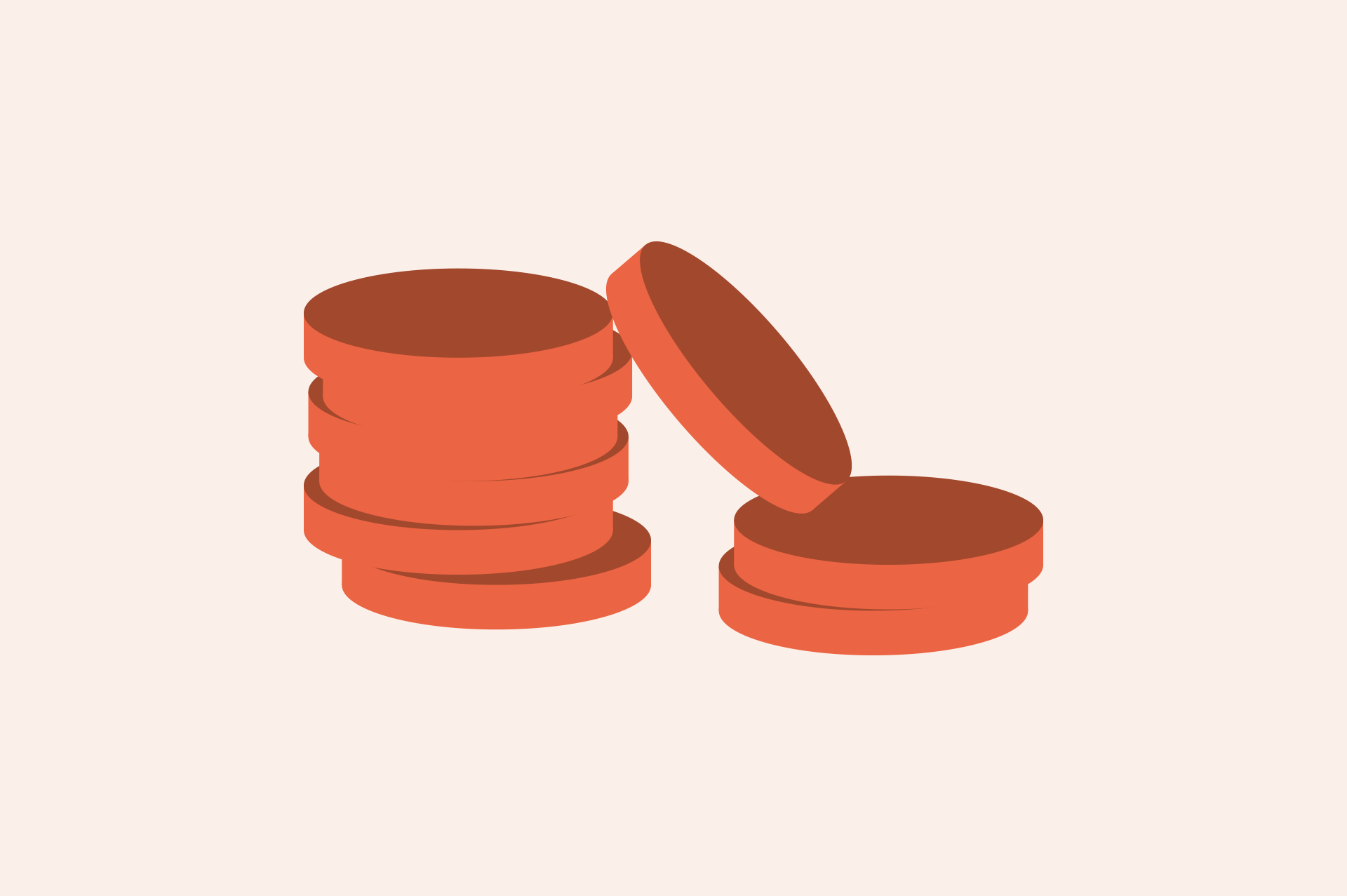 An illustration of a pile of coins